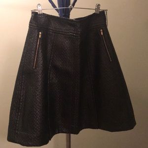 Black Pleather skirt